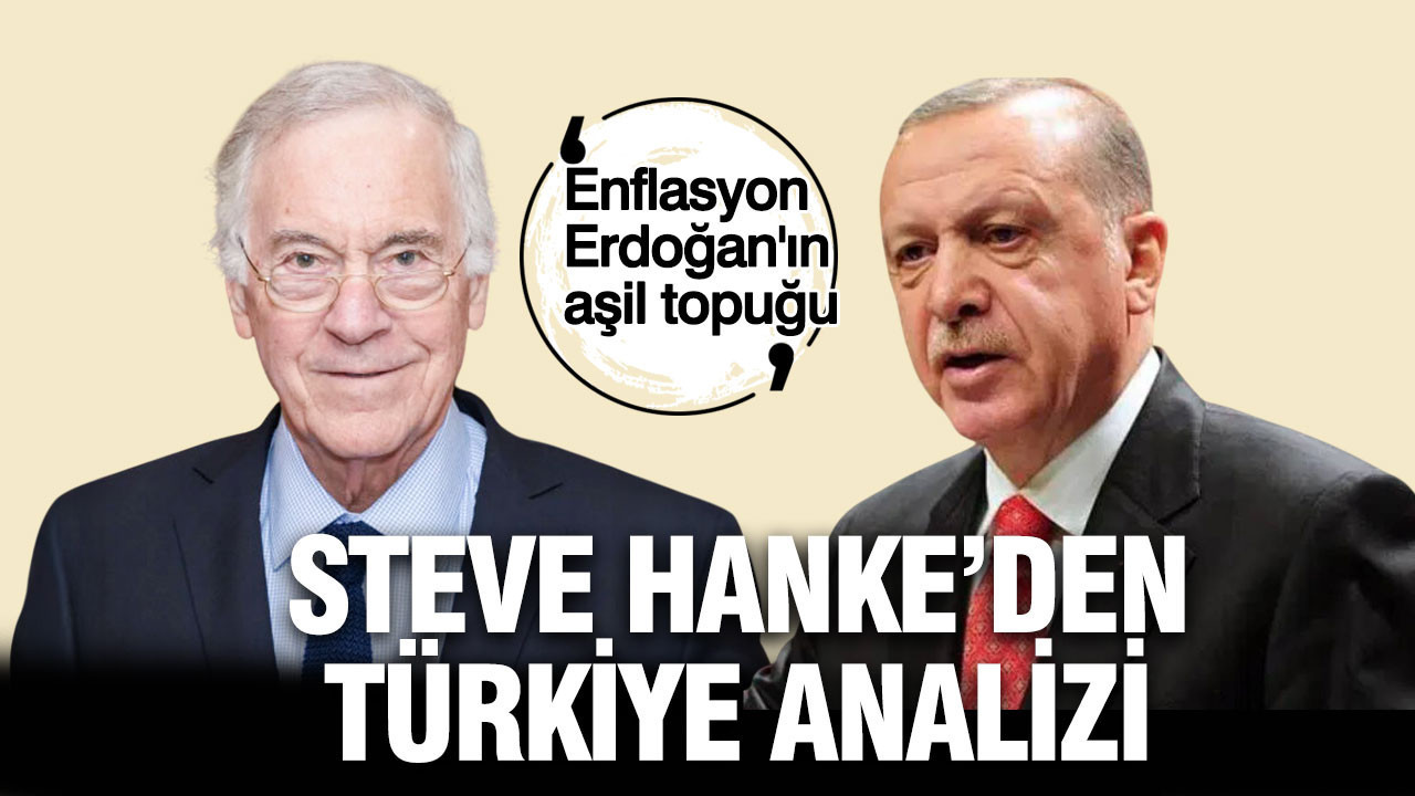 Steve Hanke’den Türkiye analizi: Enflasyon Erdoğan'ın aşil topuğu