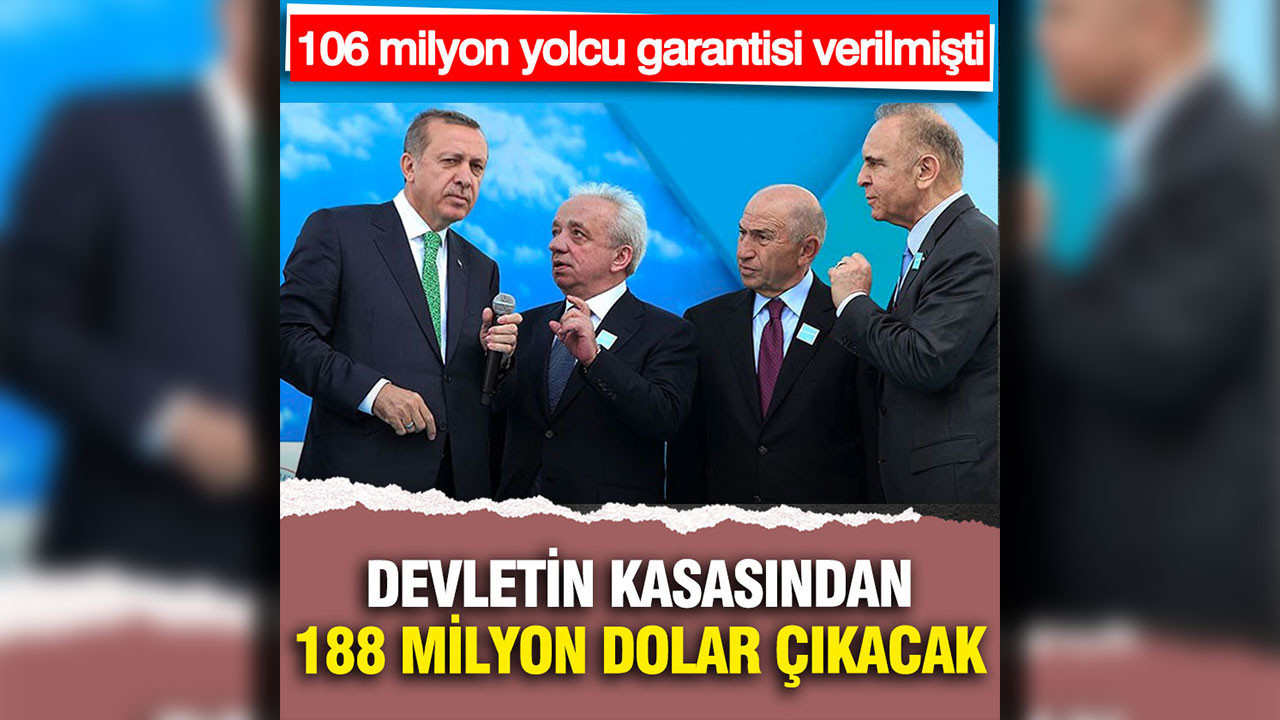 Devletin kasasından 188 milyon dolar çıkacak