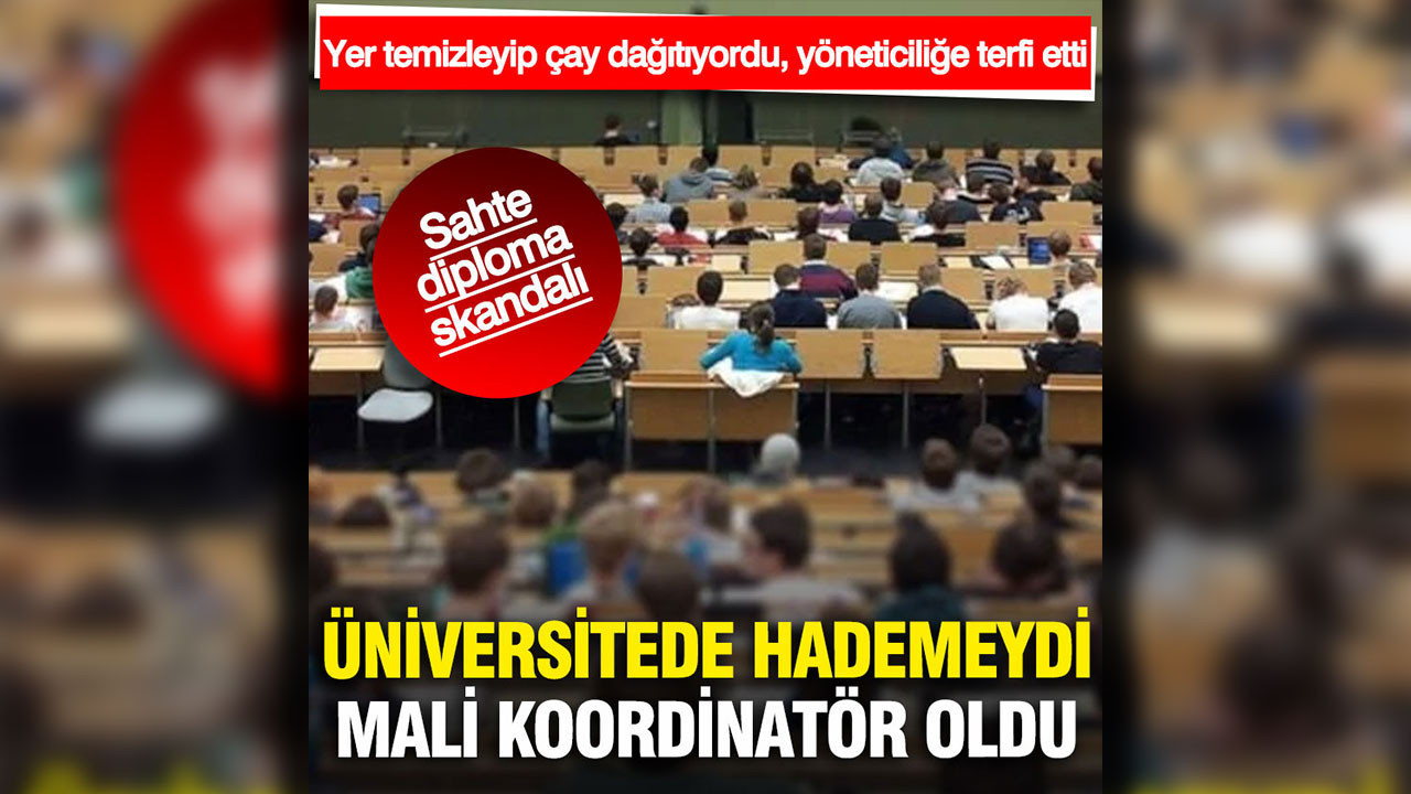 Hademeydi koordinatör oldu: Sahte diplomalı hademenin üniversitedeki yükselişi