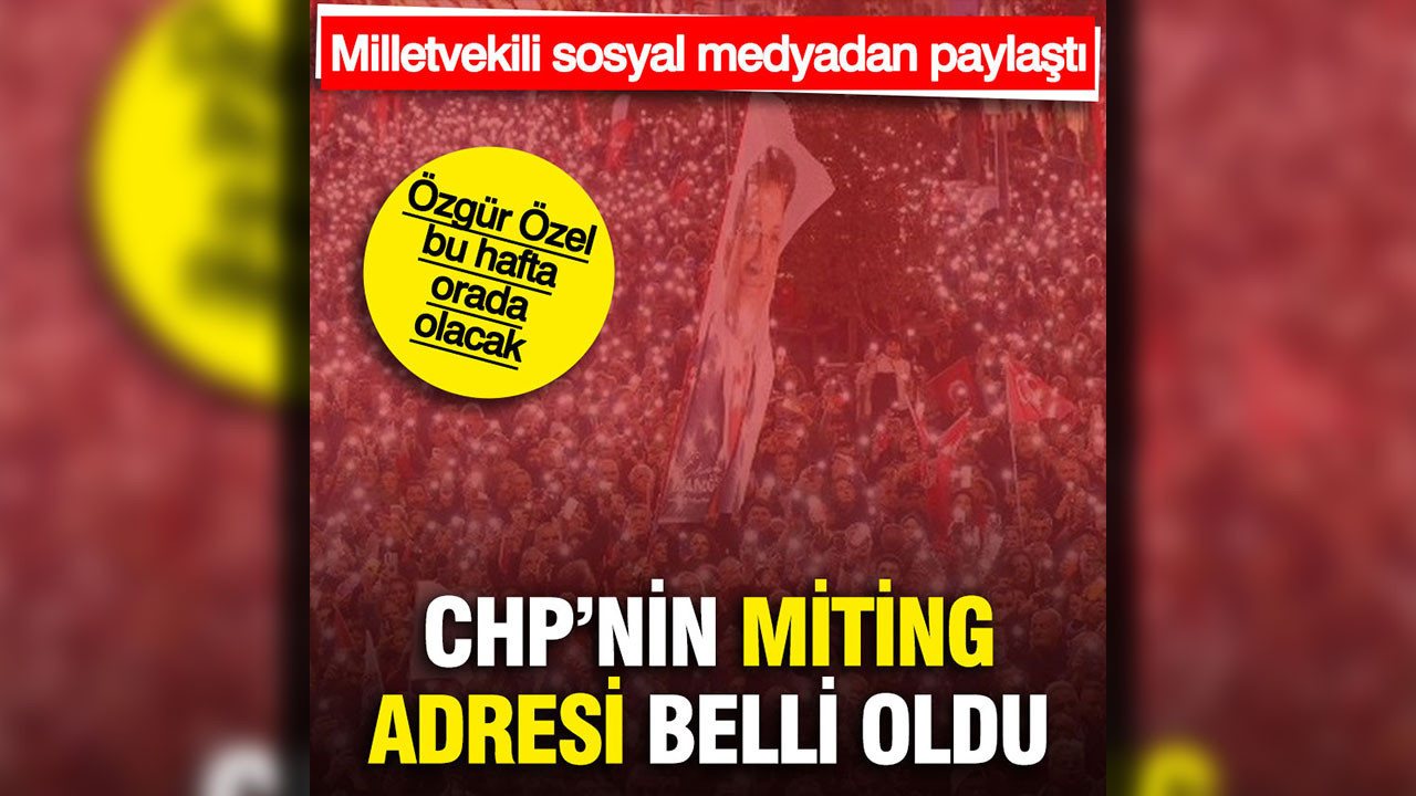 'Millet İradesine Sahip Çıkıyor' mitingi bu hafta Hatay'da olacak