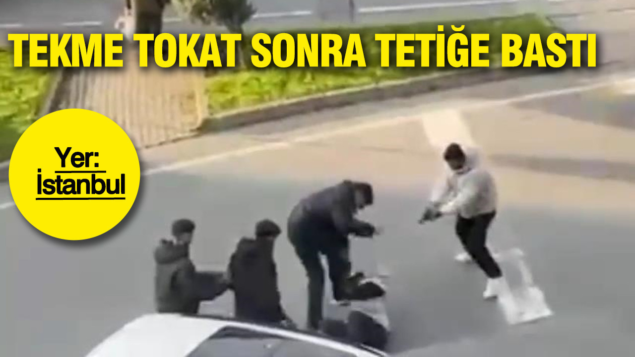 Tekme tokat sonra tetiğe bastı: Yer: İstanbul: Boncuklar yaraladı