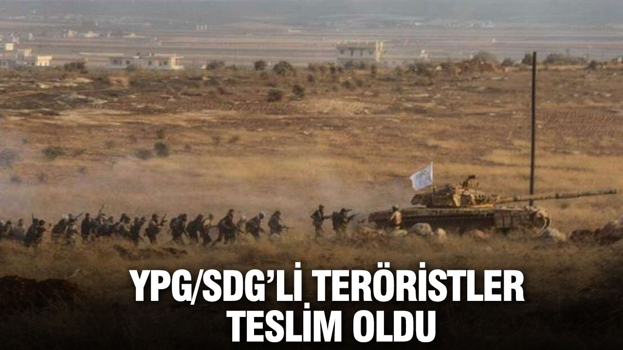 YPG/SDG’li teröristler teslim oldu