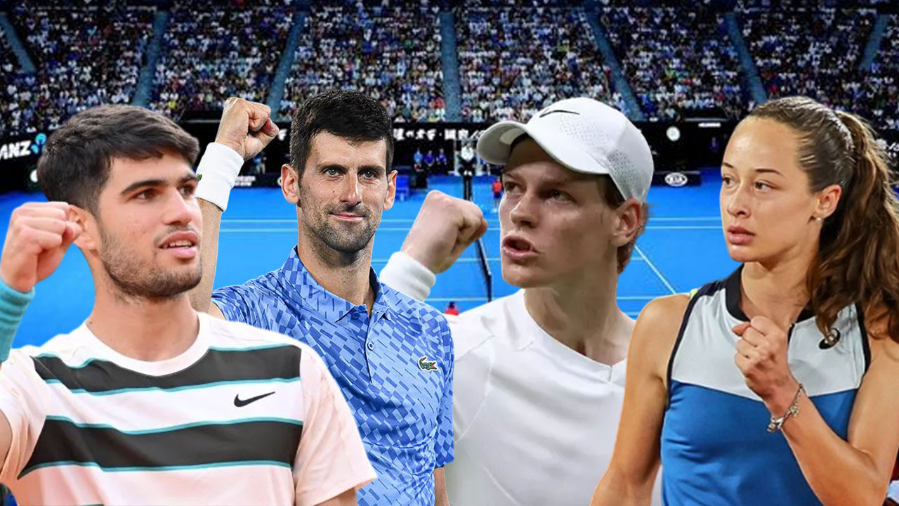 Avustralya Açık heyecanı: Alcaraz, Sinner, Zeynep ve Djokovic sahnede