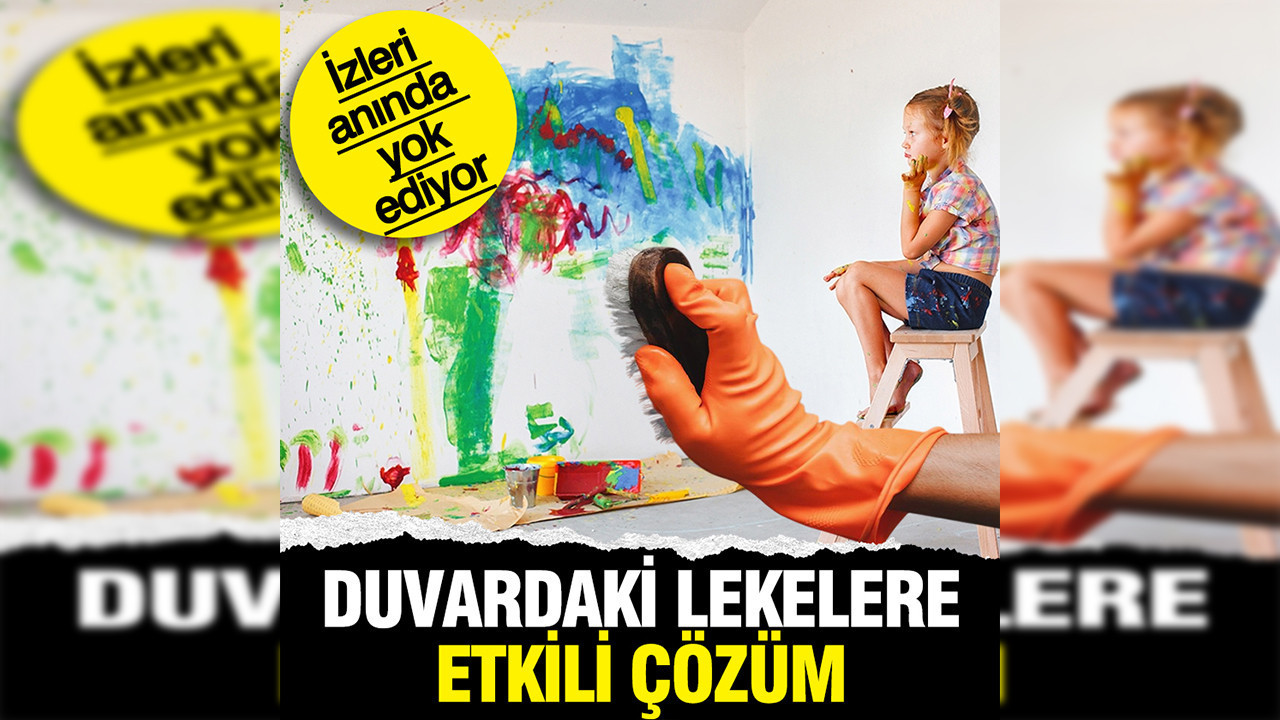 Duvardaki lekelere etkili çözüm: Aseton