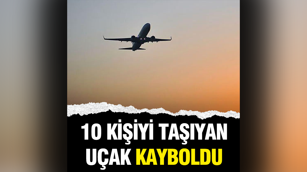 Endonezya'da içinde 10 kişinin olduğu uçak kayboldu