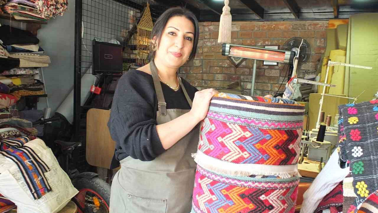 Eski halı ve kilimleri ekonomiye kazandırıyor