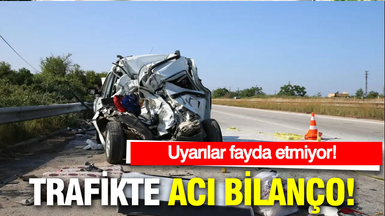 Trafik kazalarında geçen yıl 3 bin 481 kişi hayatını kaybetti