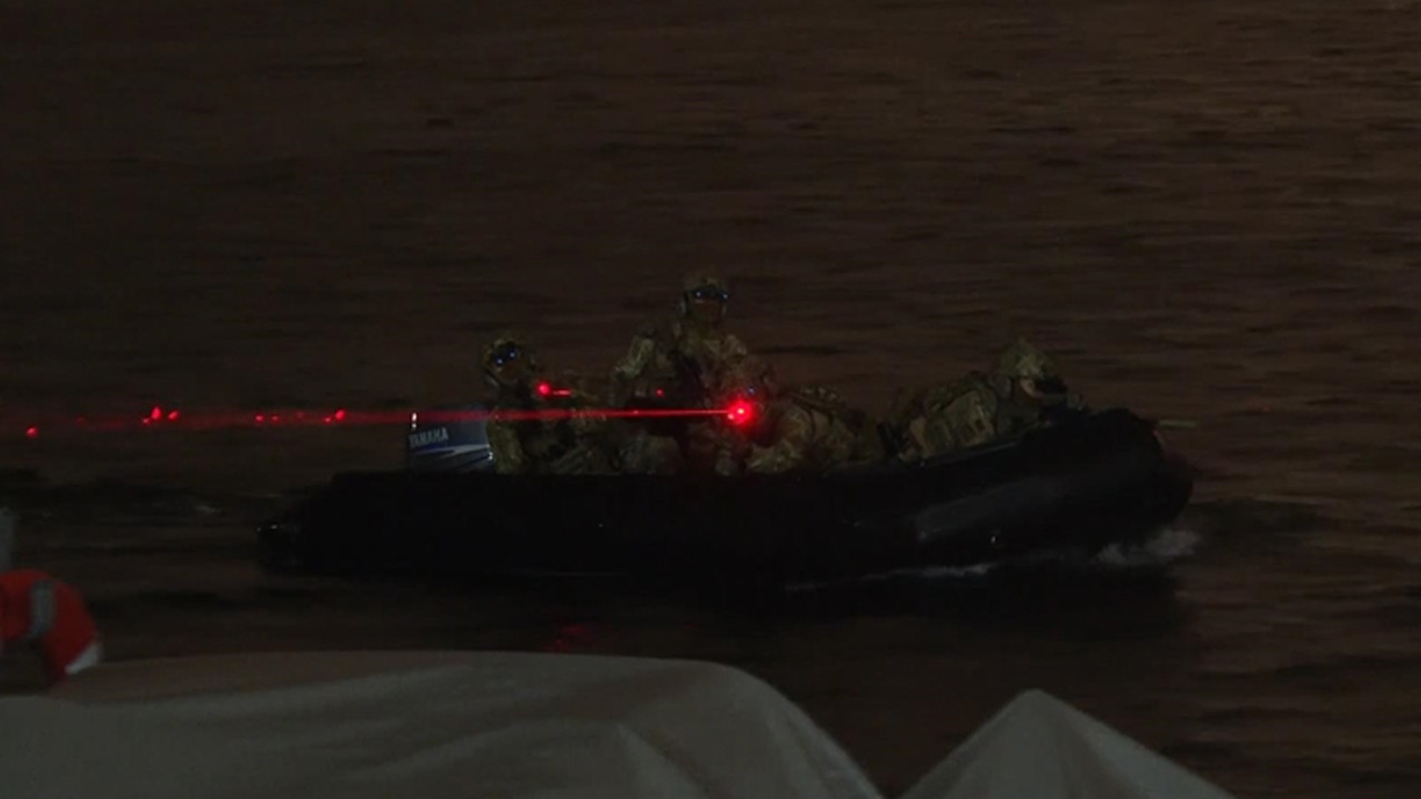 SAT komandolarının rehine kurtarma eğitimine ilişkin görüntüler