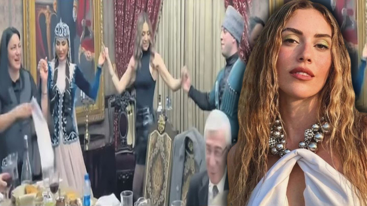 Sinem Kobal'ın gizli yeteneği ortaya çıktı: Kafkas dansıyla Azerbaycan’da hayran bıraktı