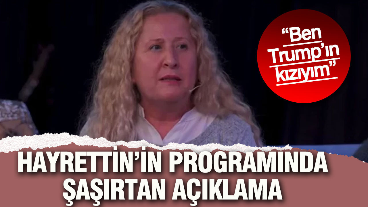 Trump’a babalık davası açan Necla Özmen Hayrettin’in programına konuk oldu