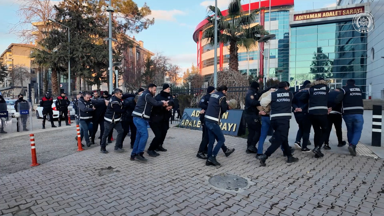 Adıyaman'da suç örgütlerine darbe: 14 kişi tutuklandı