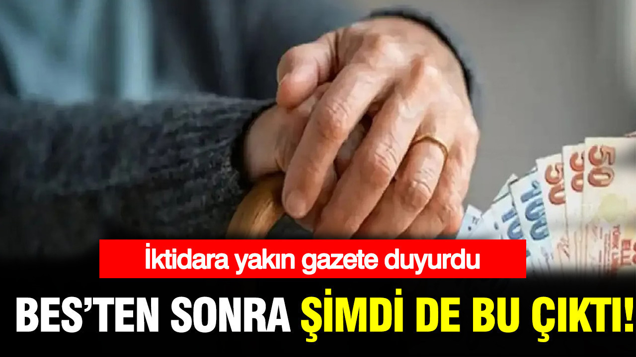 BES'ten sonra şimdi de yaşlılık sigortası: İktidara yakın gazete duyurdu