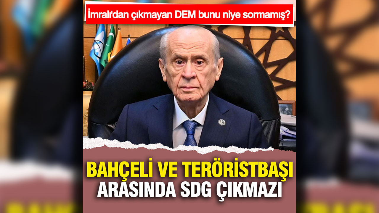 İmralı Heyeti'nin Bahçeli'ye sormadığı SDG sorusuna teröristbaşı ne diyecek?
