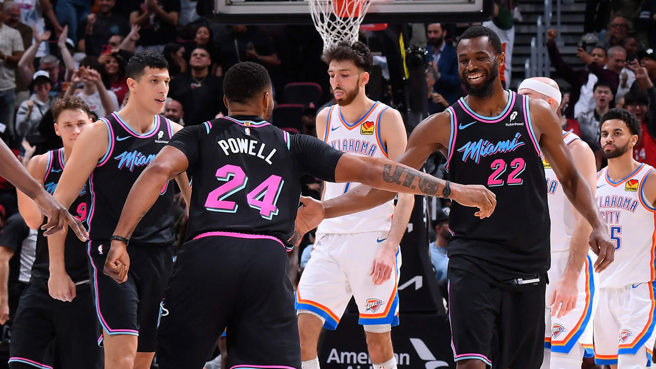 Miami Heat, Oklahoma City Thunder'ın galibiyet serisini durdurdu