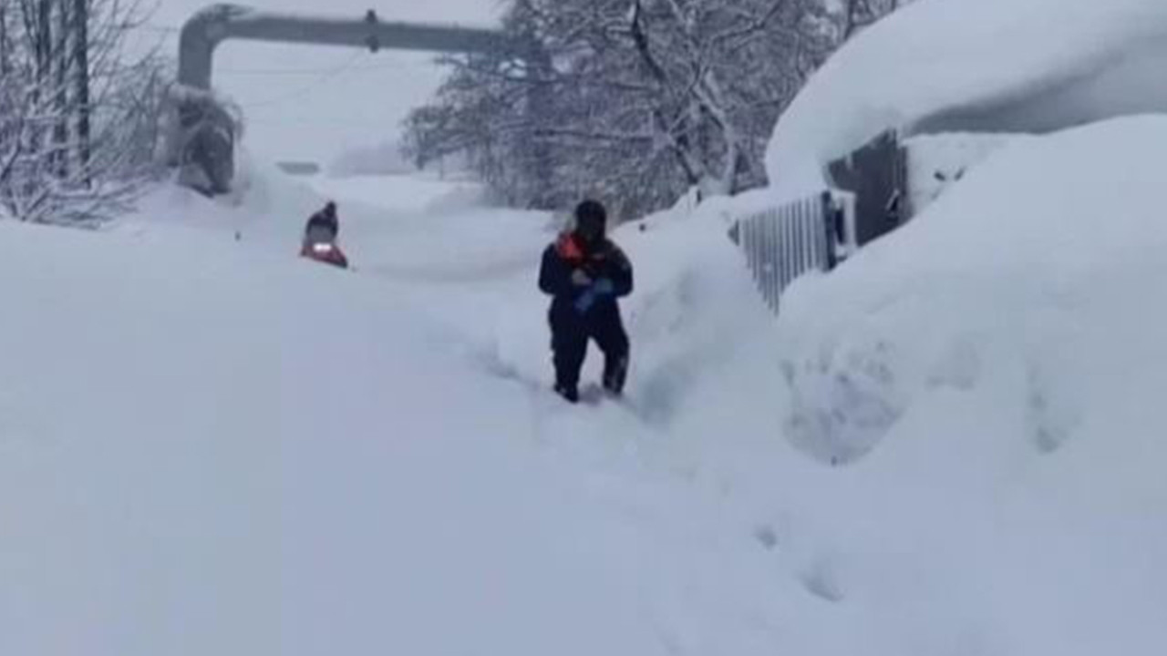 Son 30 yılın en ağır kışı: Kar kalınlığı 1,5 metreyi aştı