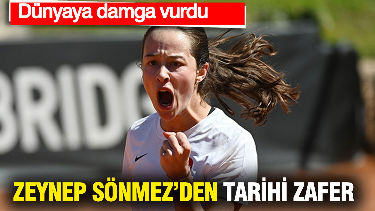 Zeynep Sönmez tarihe geçti: Dünya 11.’sini mağlup etti