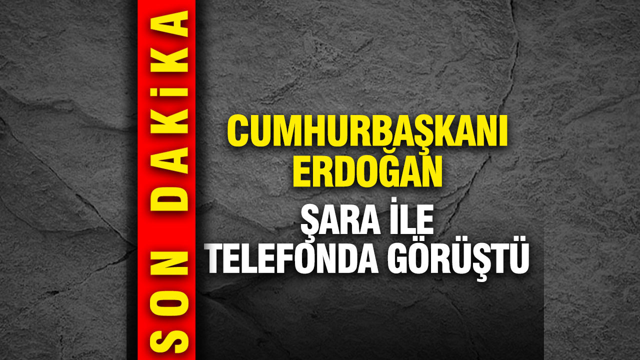 Cumhurbaşkanı Erdoğan, Şara ile telefonda görüştü