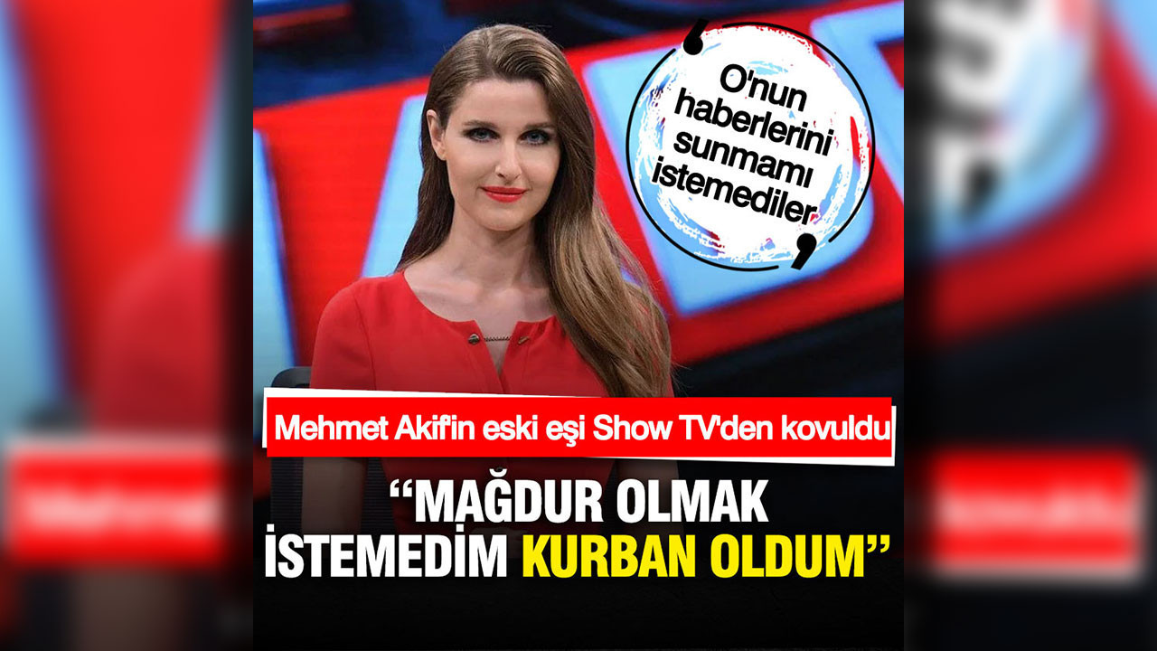 Mehmet Akif Ersoy'un eski eşi Pınar Erbaş Show TV'den kovuldu