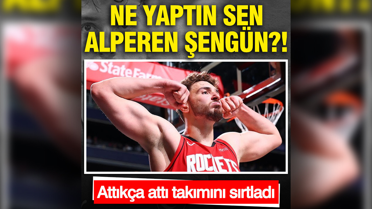 Alperen Şengün Rockes'ı sırtladı