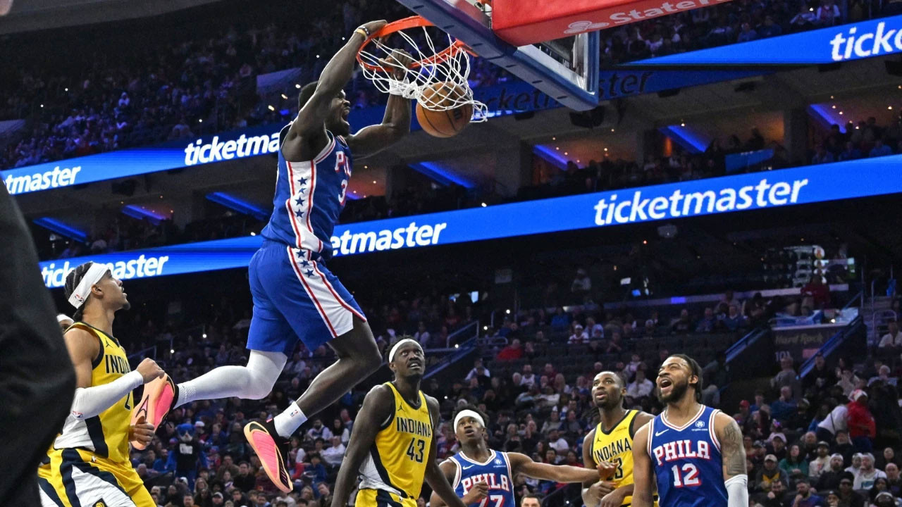 Adem Bona süre aldı, Philadelphia Indiana Pacers’ı yendi