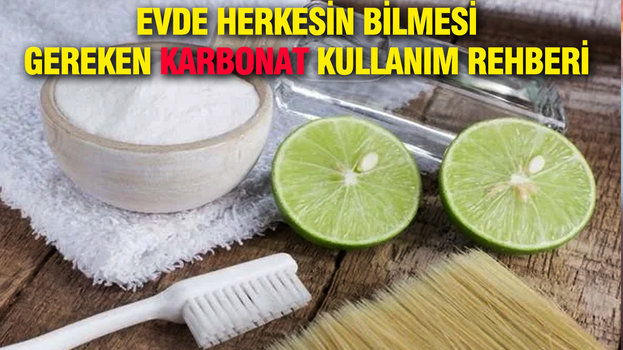 Evde herkesin bilmesi gereken karbonat kullanım rehberi