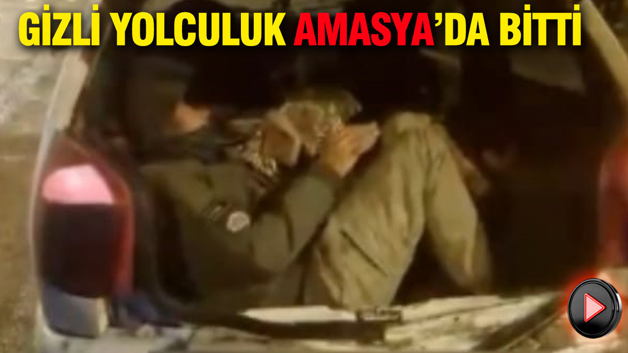 Örtü altında 5 kaçakçı çıktı: Gizli yolculuk Amasya’da bitti