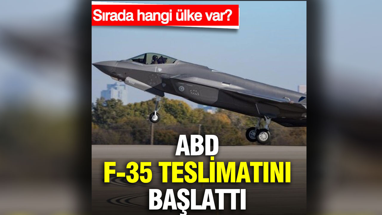 ABD Finlandiya'ya F-35 teslimatını başlattı