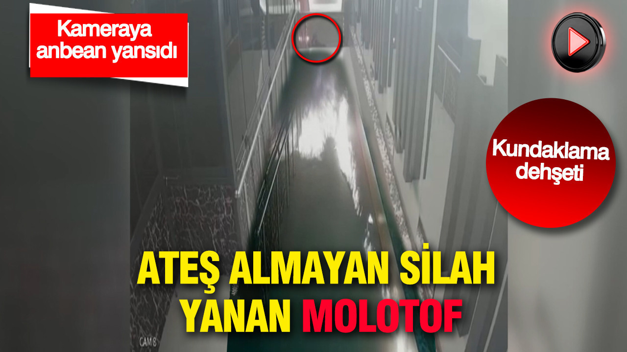 Ateş almayan silah, yanan Molotof: Bursa’da kundaklama dehşeti: Kameraya anbean yansıdı