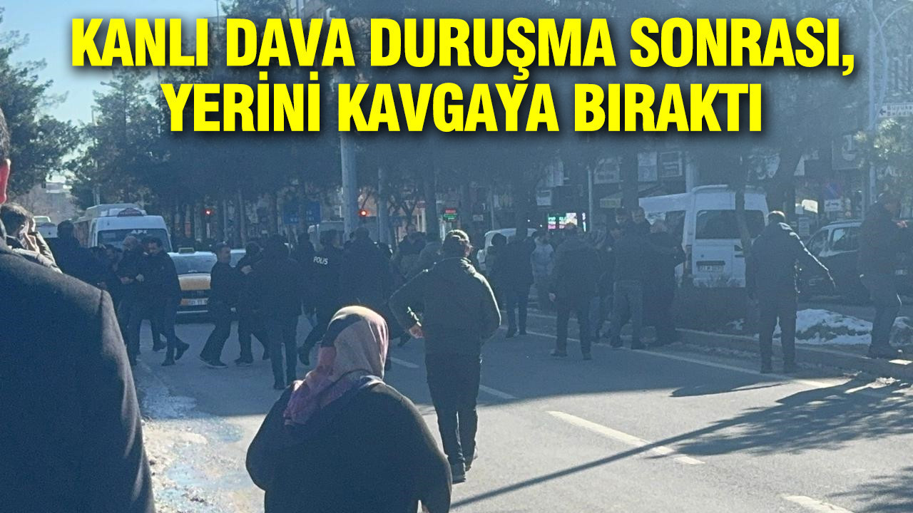 Kanlı dava duruşma sonrası yerini kavgaya bıraktı: Diyarbakır Adliyesi önü savaşı alanına döndü