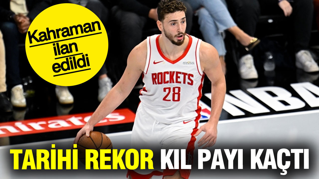 Alperen Şengün rekoru kıl payı kaçırdı: Houston, San Antonio’yu yendi