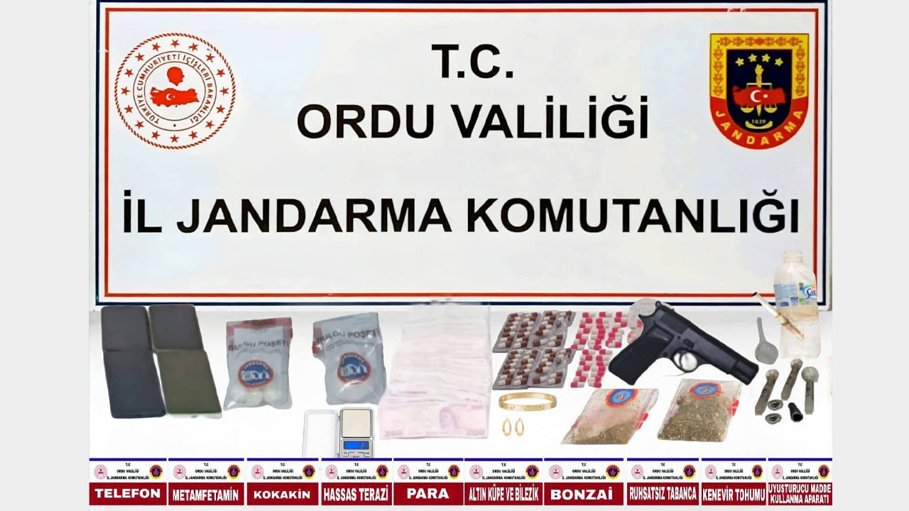 Ordu’da uyuşturucu madde ile mücadele devam ediyor