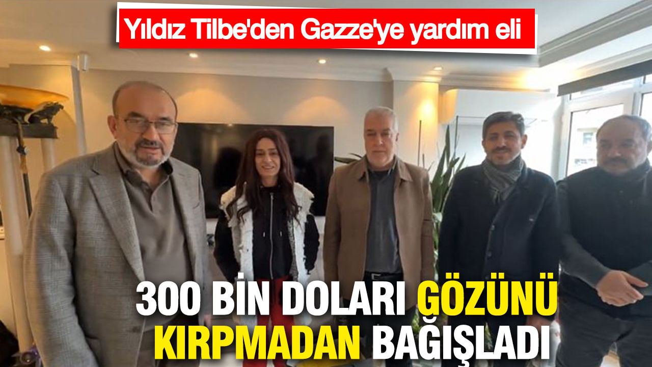 Yıldız Tilbe'den Gazze'ye yardım eli: 300 Bin doları gözünü kırpmadan bağışladı