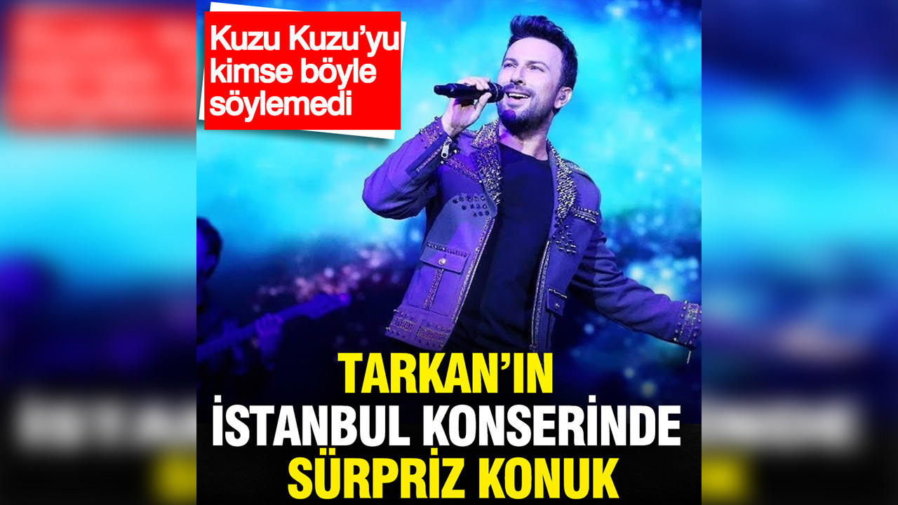 Tarkan'ın İstanbul konserinde sürpriz konuk: Cem Yılmaz'la 'Kuzu Kuzu' düeti