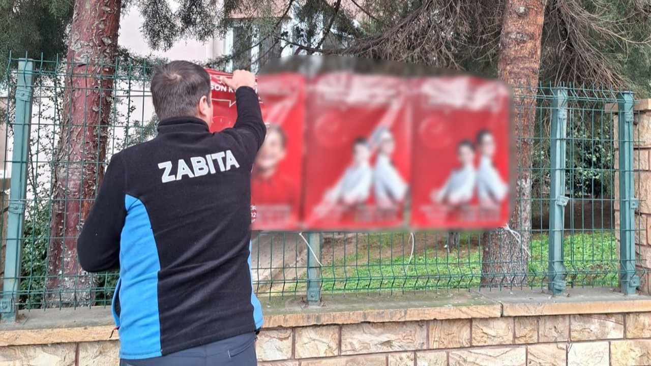 Tekirdağ-Süleymanpaşa Belediyesi Zabıta ekiplerinden görüntü kirliliğine geçit yok