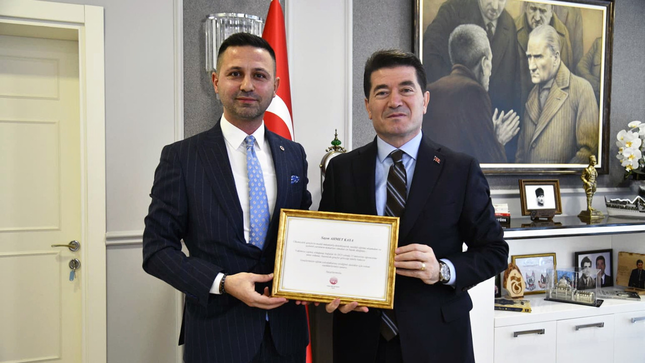 TEV’den Başkan Kaya’ya eğitime destek teşekkürü