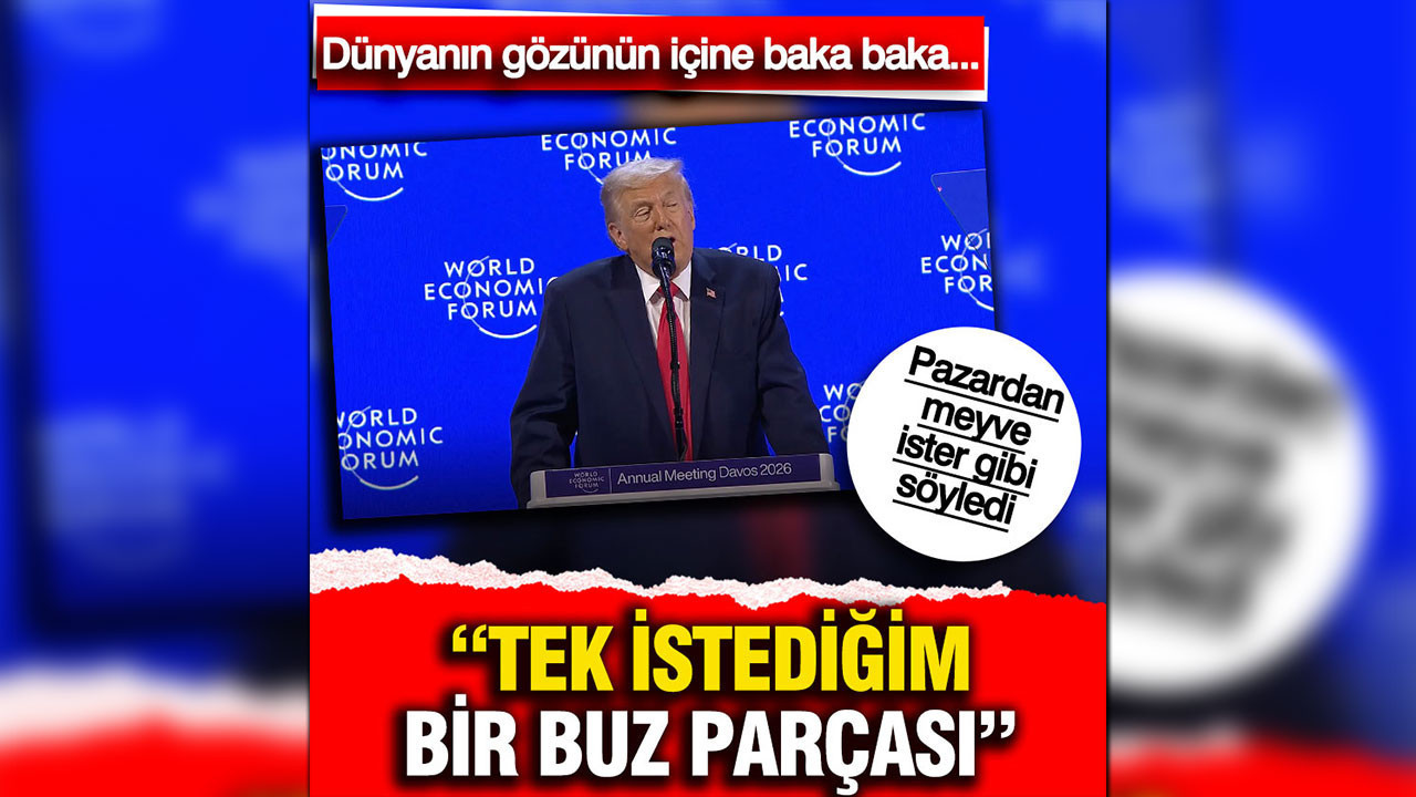 Trump'ın Grönland sözleri Davos'a damga vurdu: Tek isteğim bir buz parçası