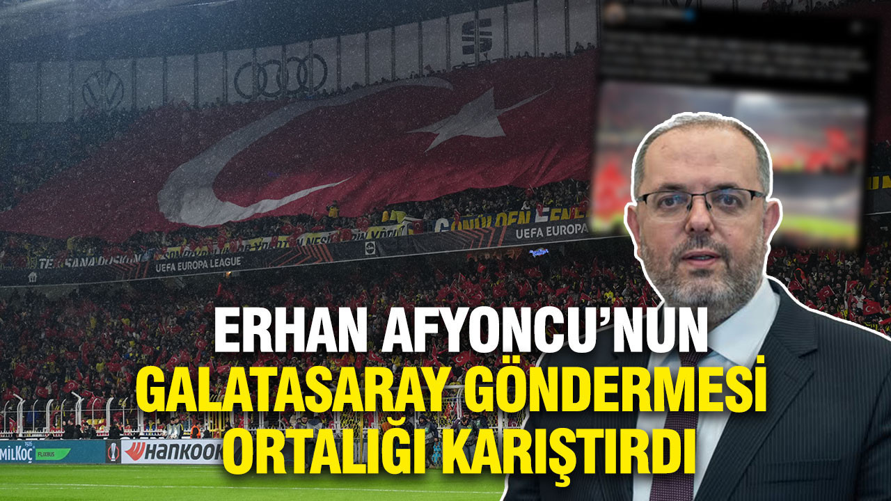 Erhan Afyoncu'nun Galatasaray göndermesine UltrAslan sert tepki gösterdi