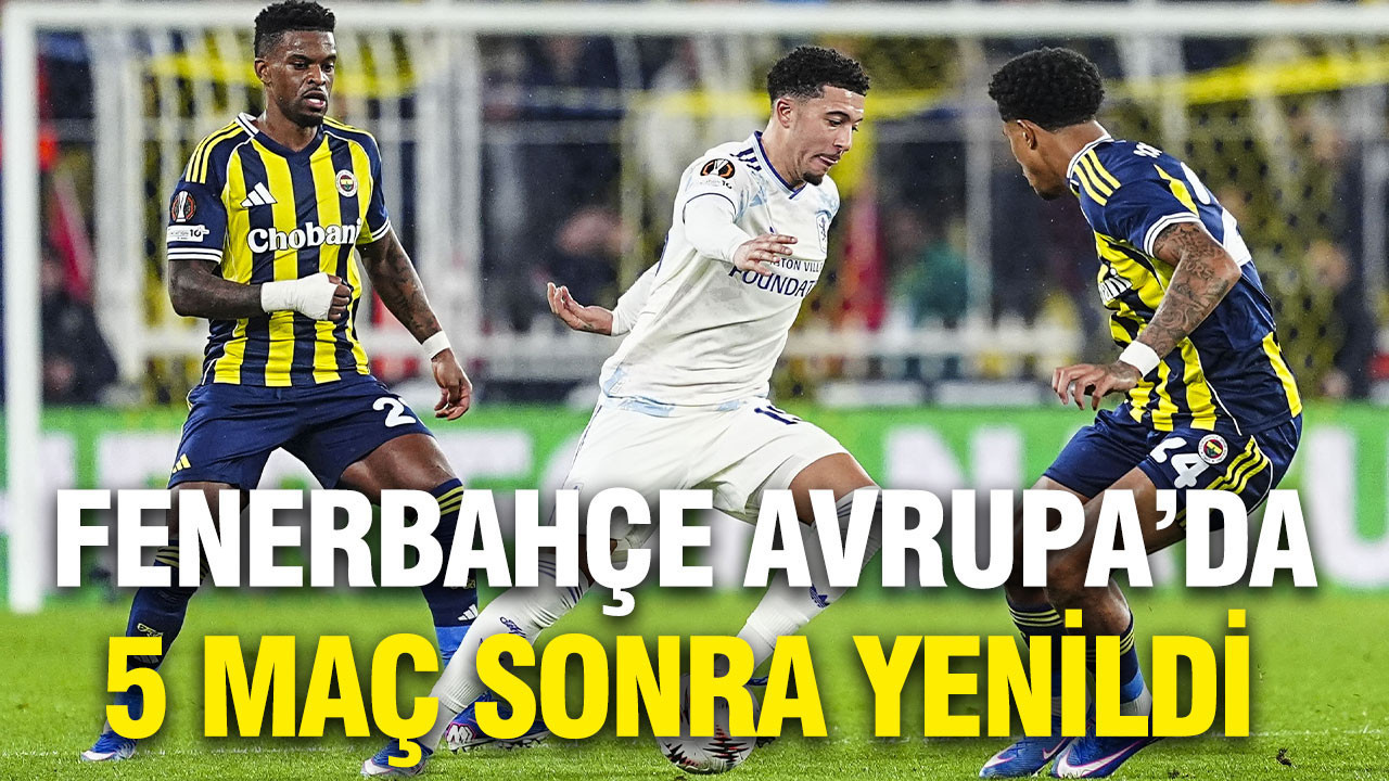 Fenerbahçe Avrupa Ligi'nde 5 maç sonra yenildi