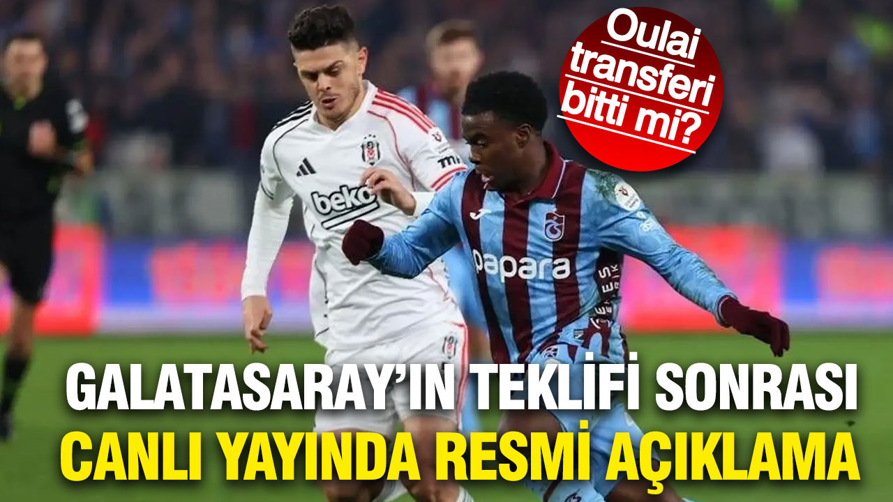 Galatasaray'ın Oulai teklifi sonrası Trabzonspor'dan resmi açıklama yapıldı
