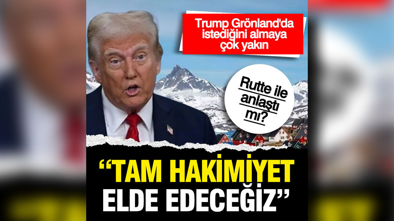 Trump: Grönland'a tam erişim konusunda anlaştık