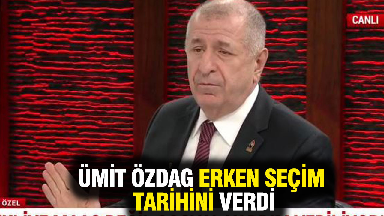 Ümit Özdag erken seçim tarihini verdi