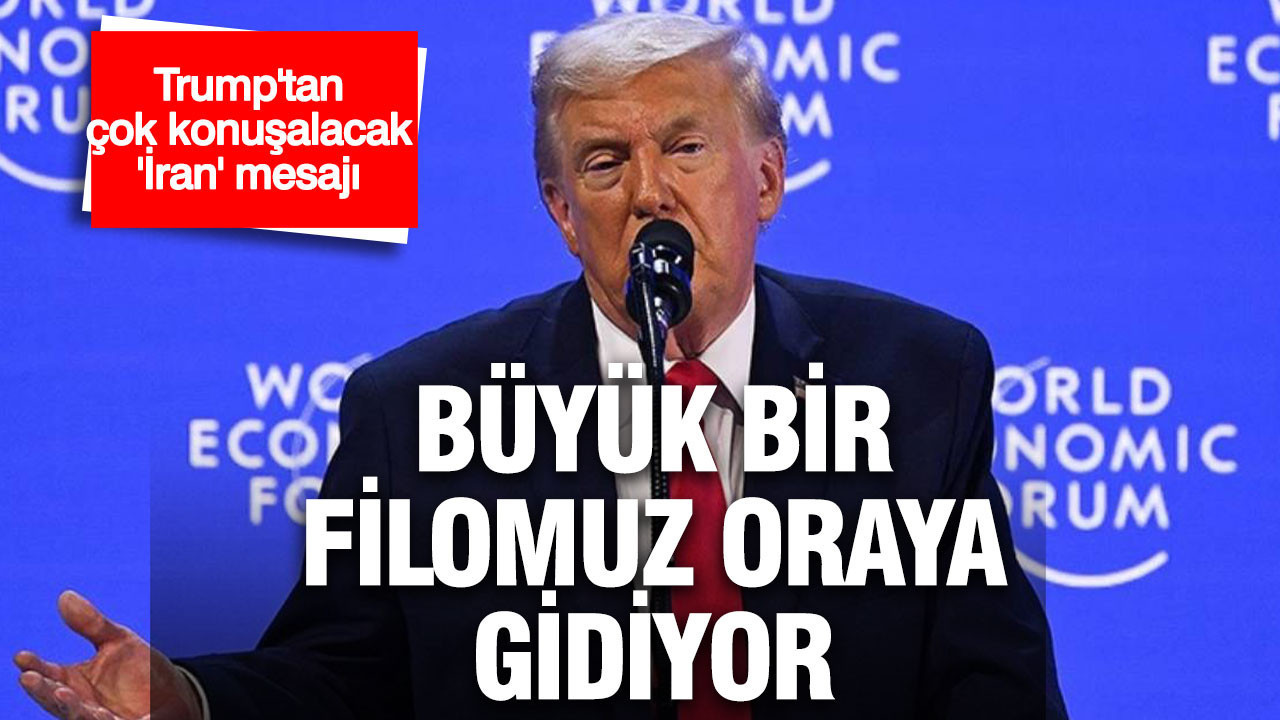 Donald Trump'tan çok konuşulacak 'İran' mesajı: Büyük bir filomuz oraya gidiyor