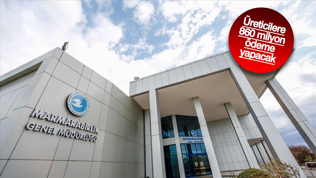 Marmarabirlik üreticilere 860 milyon lira ödeyecek