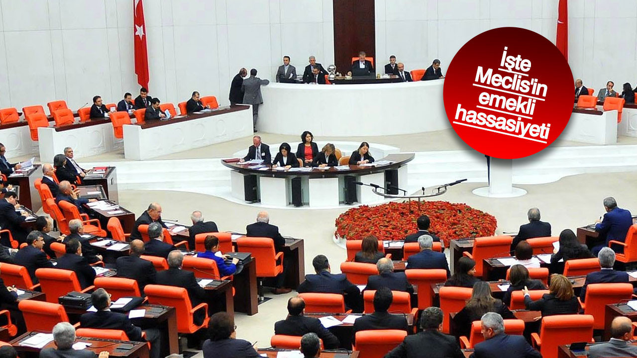Meclis'in 'emekli' hassasiyeti: 168 vekil katılmadı