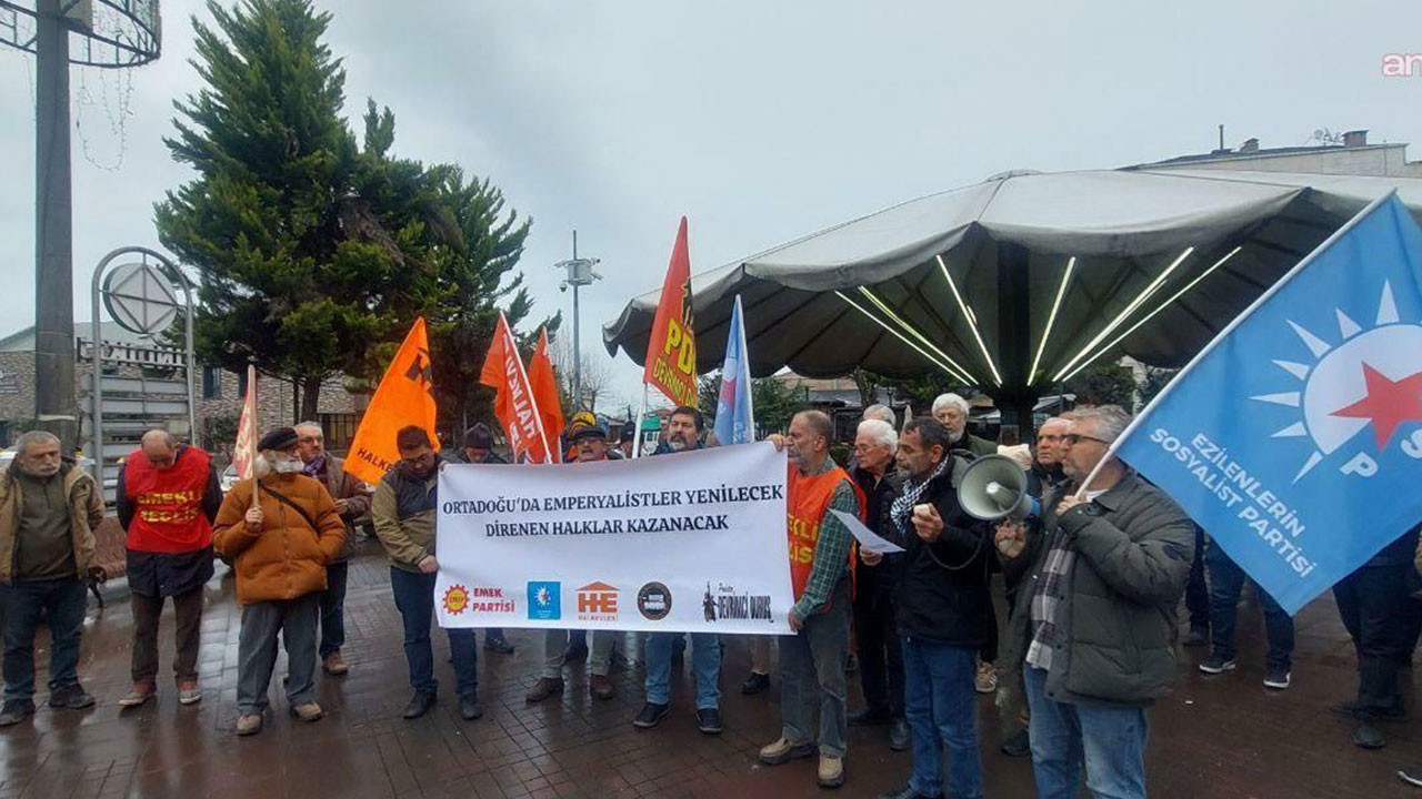 Rize'de "Rojava" protestosu