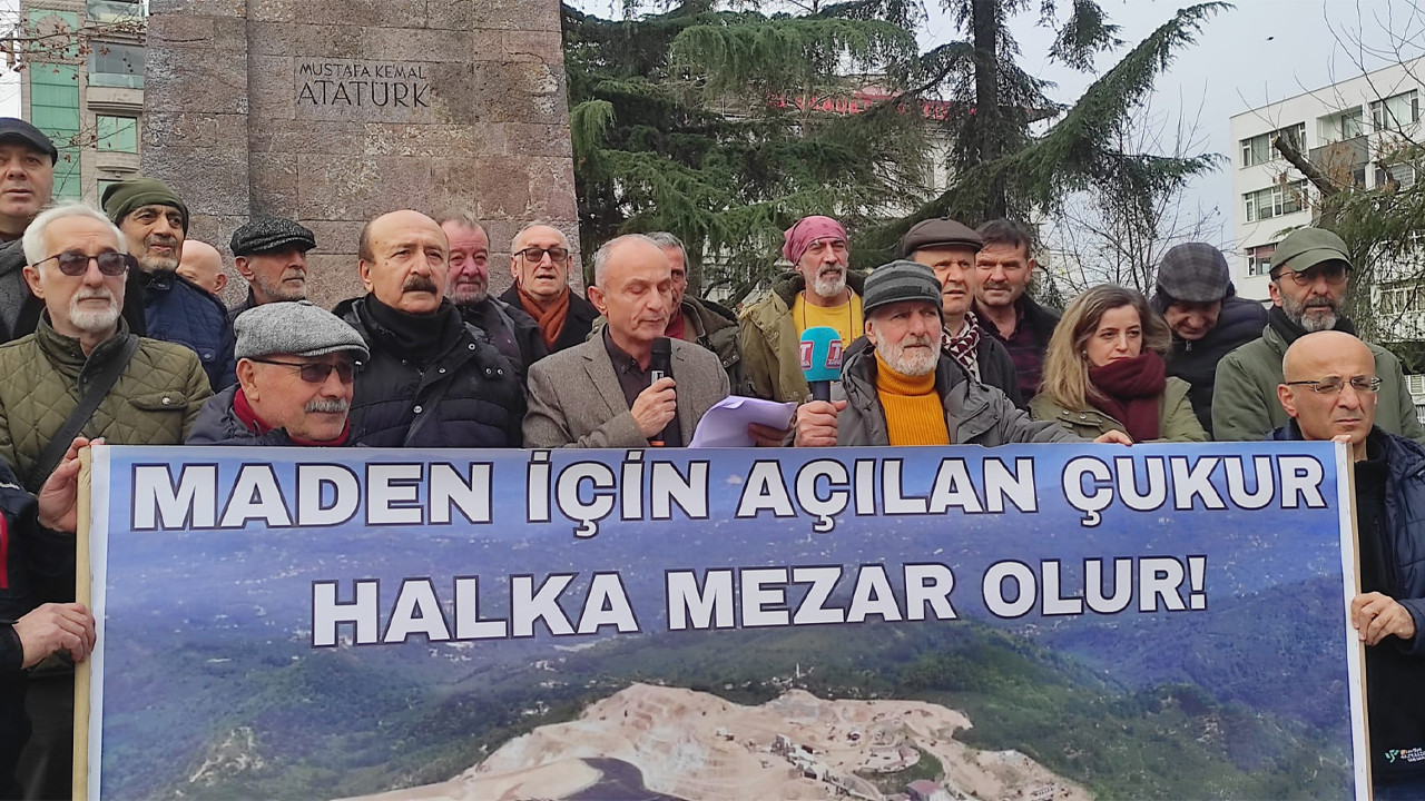 Trabzon’da madencilik tepkisi: “Yaşam alanlarımız sermayeye peşkeş çekiliyor”
