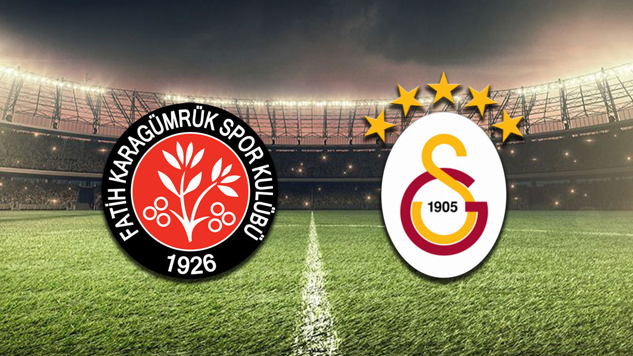 Fatih Karagümrük-Galatasaray maçının ilk 11'leri belli oldu