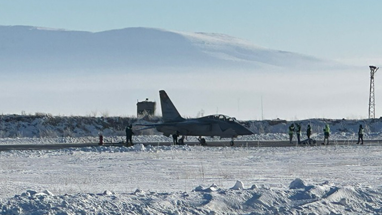 Milli Jet HÜRJET’ten dondurucu soğuklarda tam performans