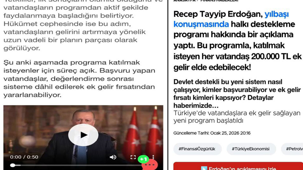 Erdoğan’lı dolandırıcılık: Emekli ve dar gelirliye yeni tuzak