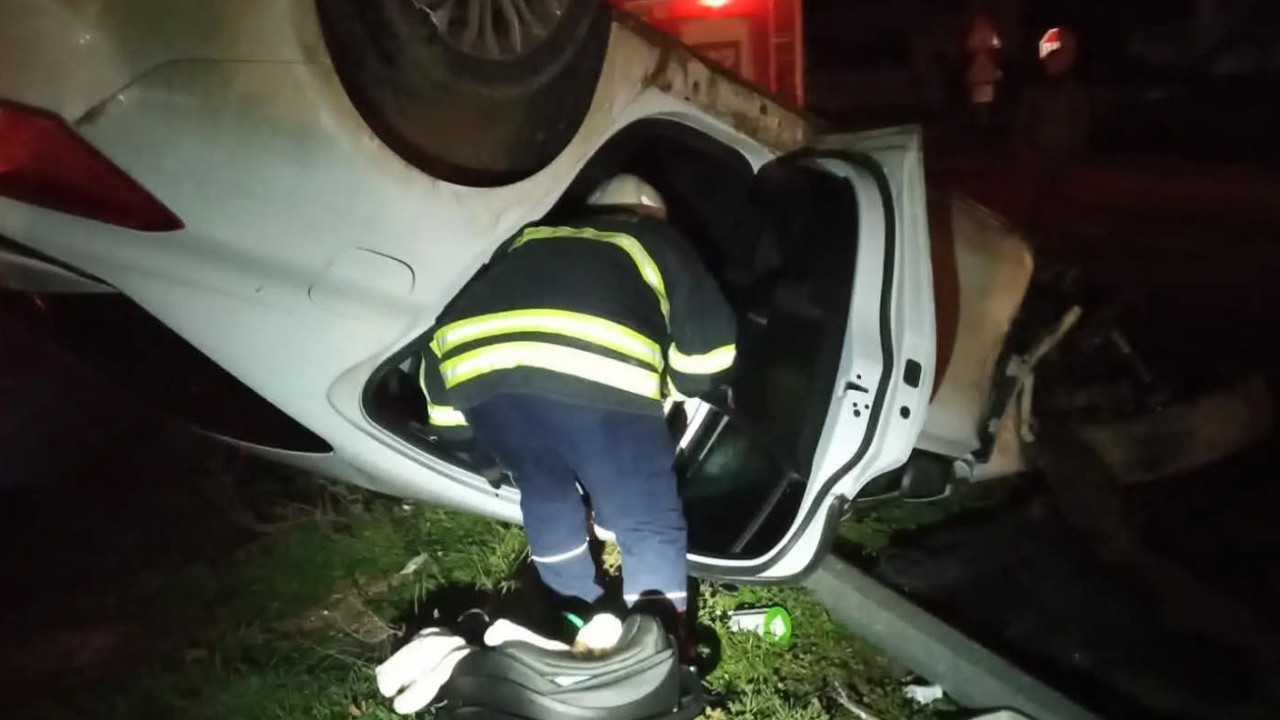 Hatay'da otomobil takla attı: 1 yaşındaki bebek hayatını kaybetti